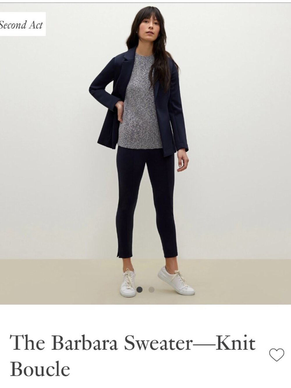 MM LaFleur Knit Boucle Sweater Vest